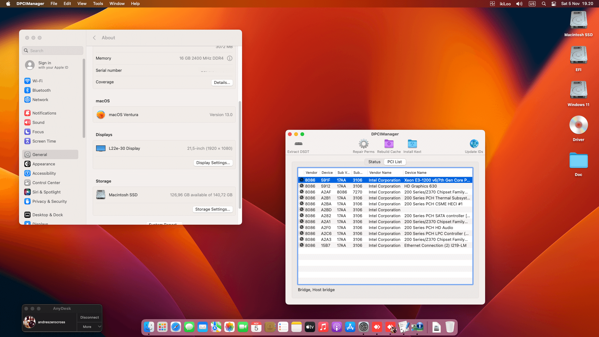 Lenovo ThinkCentre M910S [KabyLake   Intel HD 630]   OpenCore 2